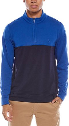 Tailorbyrd Tailorbyrd Colorblock Textured Performance 1/4-Zip Pullover