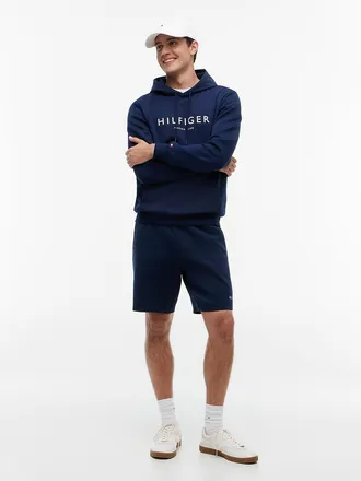 Tommy Hilfiger Mens Marina Club Logo Intechno Knit Sweatshort - Light Navy - XXL
