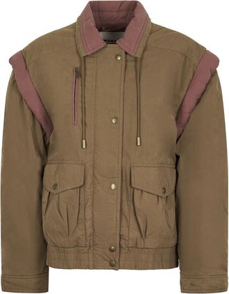 Isabel Marant Light Jackets, female, Brown, S, Stylish Jackets Desha-Gb