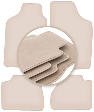 OEM Alfombrillas Beige Premium Para: Nissan Micra K10 Hatchback 1983-1991
