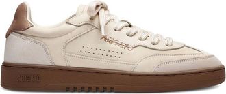 Axel Arigato Grey Dice Perforated Side Details Leather Sneakers