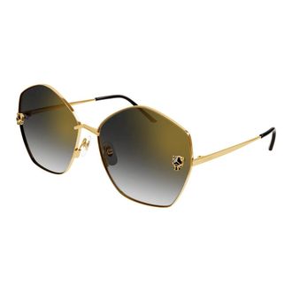 Cartier Sunglasses, female, Yellow, Size: 63 MM Ct0356S Sunglasses