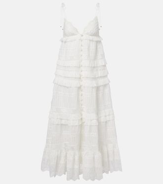 Zimmermann Solstice cotton midi dress