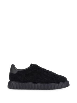 Hogan Black H-stripes Sneakers