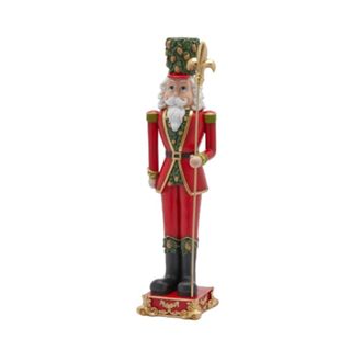 MondoViro Soldado navide&ntilde;o de resina con alabarda, 51,5 cm de alto