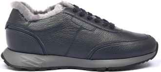 Baldinini Sneaker in Pelle Tumbled - - Shoes - Uomo - Blu - 39 EU