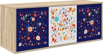 vidaXL Mueble De Tv Montado En La Pared Mainz 102 X 33 X 40 Cm Vidaxl