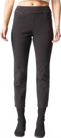 Habitat Stonewashed Knit Slim Pant In Black