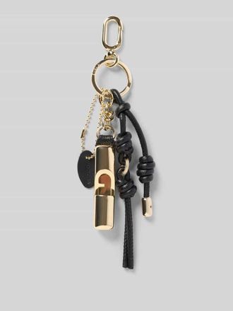 Furla Schl&uuml;sselanh&auml;nger mit Karabiner Modell IRIDE in Black, Gr&ouml;&szlig;e 1