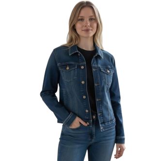 Gloria Vanderbilt Denim Jacket In Blue