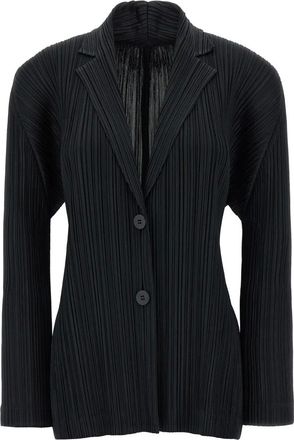 Issey Miyake Dames, Jassen, Zwart, Maat: 2XL Poliester