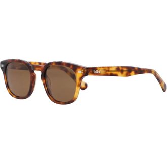 Ikki Fashion Ikki, Accessoires, Heren, Bruin, ONE Size, Leer, M1 Zonnebrillen