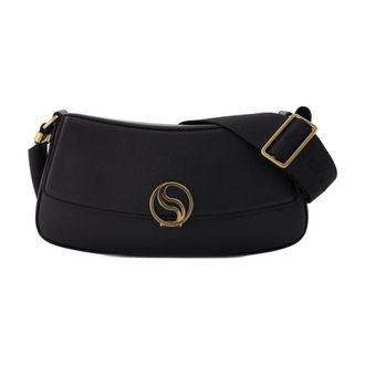 Stella McCartney S Onda peque&ntilde;a bolsa de vagabundo stella McCartney de cuero negro vegano