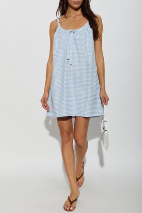Poss&eacute; Cotton Dress Lila, Womens, Light Blue