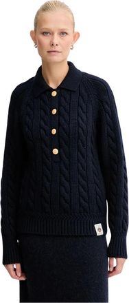 Bally Jersey de Lana Merino Extrafina - Knitwear - Mujer - Azul - S