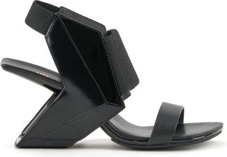 United Nude Loop 3D Hi - Dames - Sandalen met hakken - Zwart - 40 EU - Leer - Schoenen