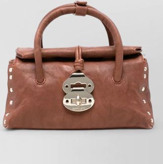 Zanellato lamb leather shoulder bag