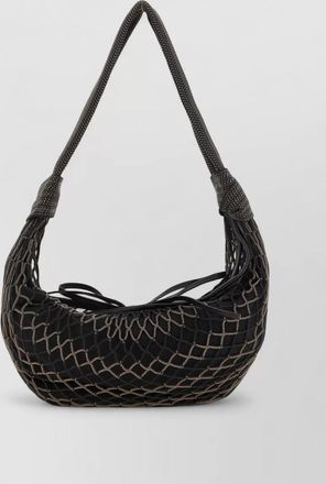 Christophe Lemaire fortune croissant filt shoulder bag