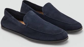 Mango Mocassini pelle camoscio navy - Uomo - 40 - MANGO MAN