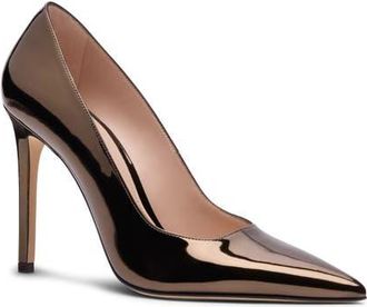 Stuart Weitzman Stuart Power 100 Pump in Cigar Patent at Nordstrom, Size 8.5
