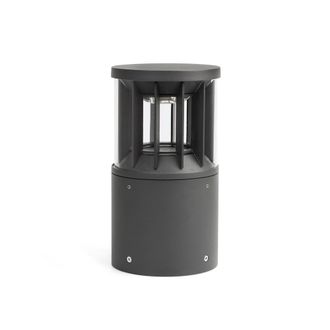 Faro Barcelona Screen 250 Sobremuro Gris Oscuro 3000k 360&ordm;
