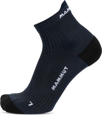 Mammut Trail Running Quarter Laufsocken - Unisex | schwarz/blau