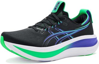 Asics GEL-Nimbus(r) 28 Mens Running Shoes Black/Cobalt Burst : 10.5 D - Medium, Synthetic
