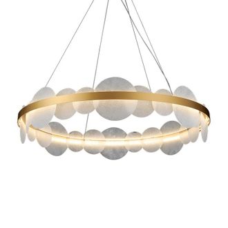 OEM Nube L&aacute;mpara Colgante 60cm 75w Led Lat&oacute;n Blanco Orientable 3000k-6000k