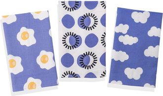 Tiramisu Periwinkle Play Kitchen Towel Set