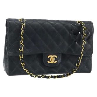 Chanel Pre-owned Vintage Shoulder Bag - Dames - Pre-owned - Zwart - Maat: ONE Size Leer
