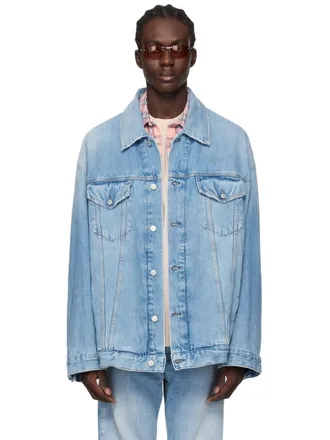 Acne Studios Oversize Denim Jacket - Blue