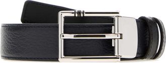 Montblanc Navy Blue Cut To Size Reversible Belt