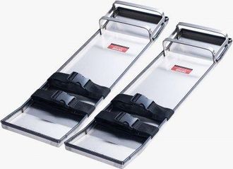 OEM Beton-kniebretter Aus Edelstahl, 697 X 205 Mm Betongleiter, Kniebretter F&uuml;r Beton, Beton-knieschoner, Paar Bewegliche Gleiter, Mit Brettgurten F&uuml;r Zem