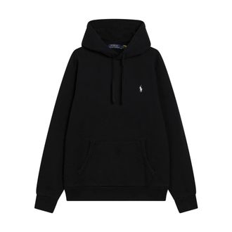 Polo Ralph Lauren Hoodies, male, Black, Size: XL Hooded Sweatshirt