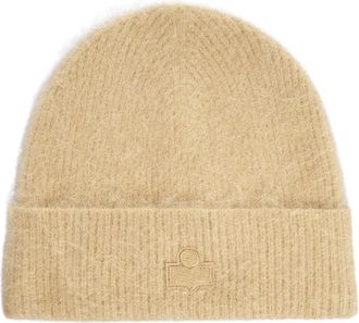 Isabel Marant Peeta Beanie - Dames - Hoeden - Beige - ONE Size - Accessoires