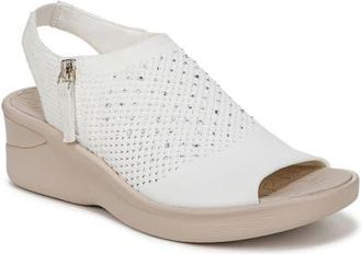 Life Stride Starlet Embellished Slingback Sandal in White at Nordstrom, Size 8.5