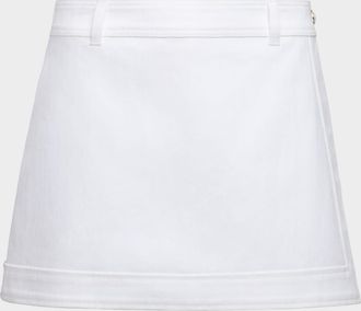 Cinq &agrave; Sept Marcia Denim Mini Skort