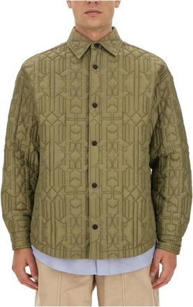 Palm Angels Light Jassen - Heren - Zomerjassen - Groen - L - Jassen
