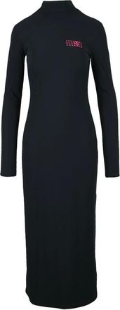 Maison Margiela Dames, Jurken, Zwart, Maat: L Polyamide