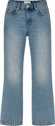 Ganni Denim Flared High Rise Jeans