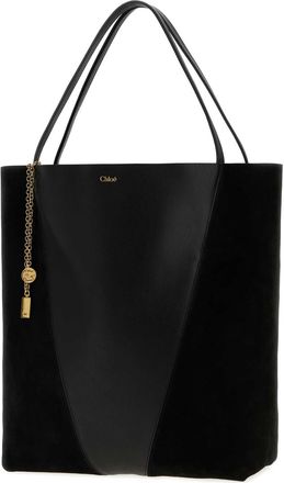Chlo&eacute; Leather Shoulder Bag - Black