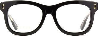 Gucci Square Full Rim Eyeglasses - Yellow