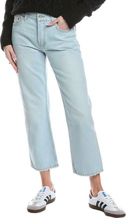 Re/Done RE/DONE Easy Straight Acqua Crop Jean