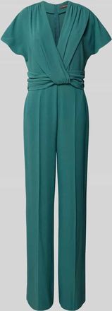 Vera Mont Jumpsuit mit Knotendetail in Dunkelgruen, Gr&ouml;&szlig;e 36