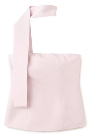 Mango Marina Scarf & Strapless Top Set in Light/pastel Purple at Nordstrom, Size X-Small