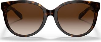 Coach HC8321 C6181 cat-eye sunglasses - women - Acetate - 55 - Brown
