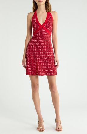 Reformation Wrenley Halter Minidress in Bandana at Nordstrom, Size X-Small