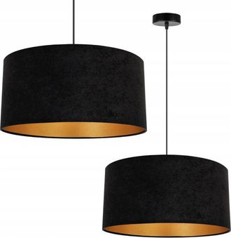 OEM L&aacute;mpara Colgante De Techo L&aacute;mpara De Techo Pantalla De Terciopelo Dorado