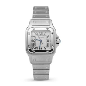 Cartier Pre-owned Cartier Santos De Cartier Galbee Automatic White Dial Ladies Watch 2423