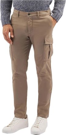 Brooks Brothers Stretch Cotton Cargo Broek - Heren - Slim Fit Broeken - Beige - W32 - Katoen - Broeken